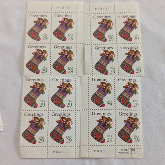 USPS Stamps 29-cent Variety Pack Christmas and Columbus 1993 - Picture 2 of 9